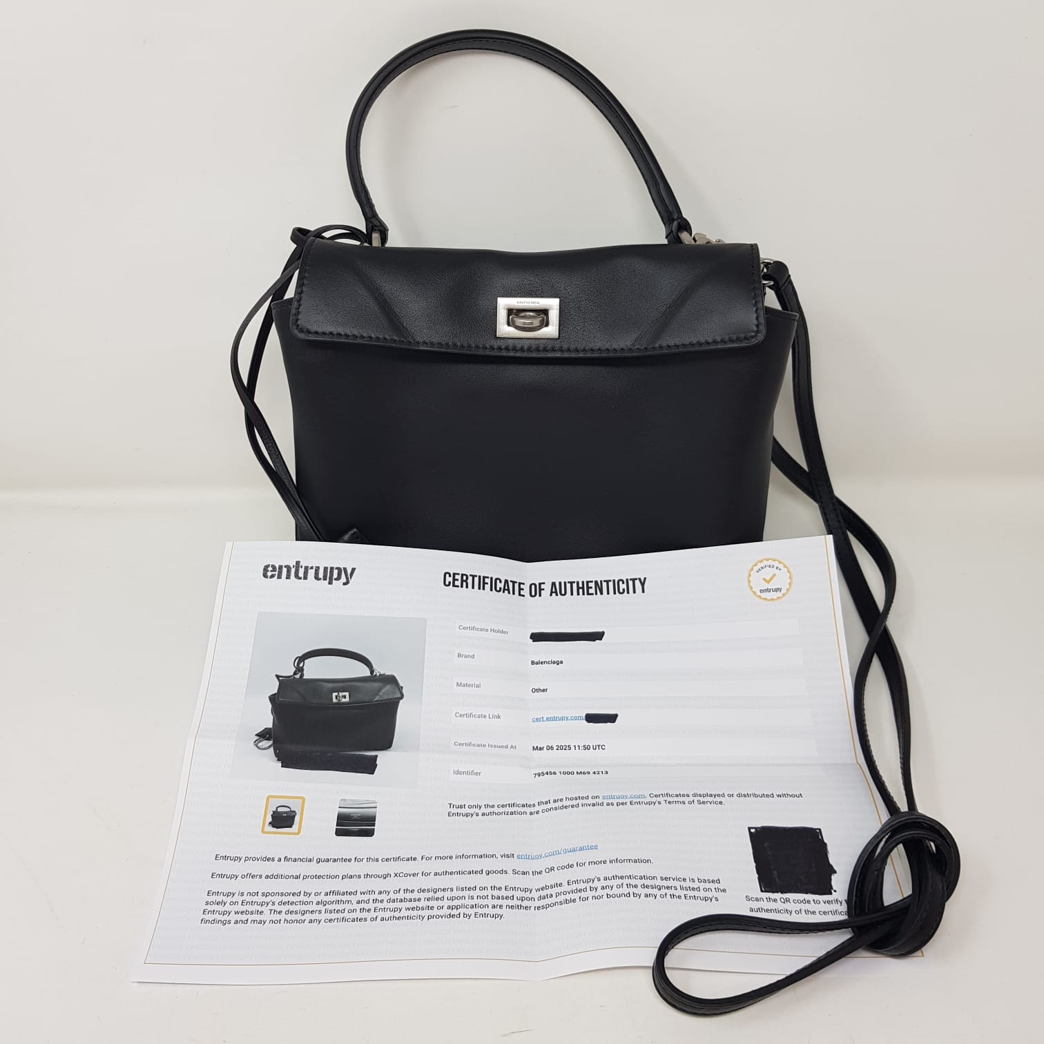 WOMEN'S RODEO HANDBAG MINI - BLACK/SILVER