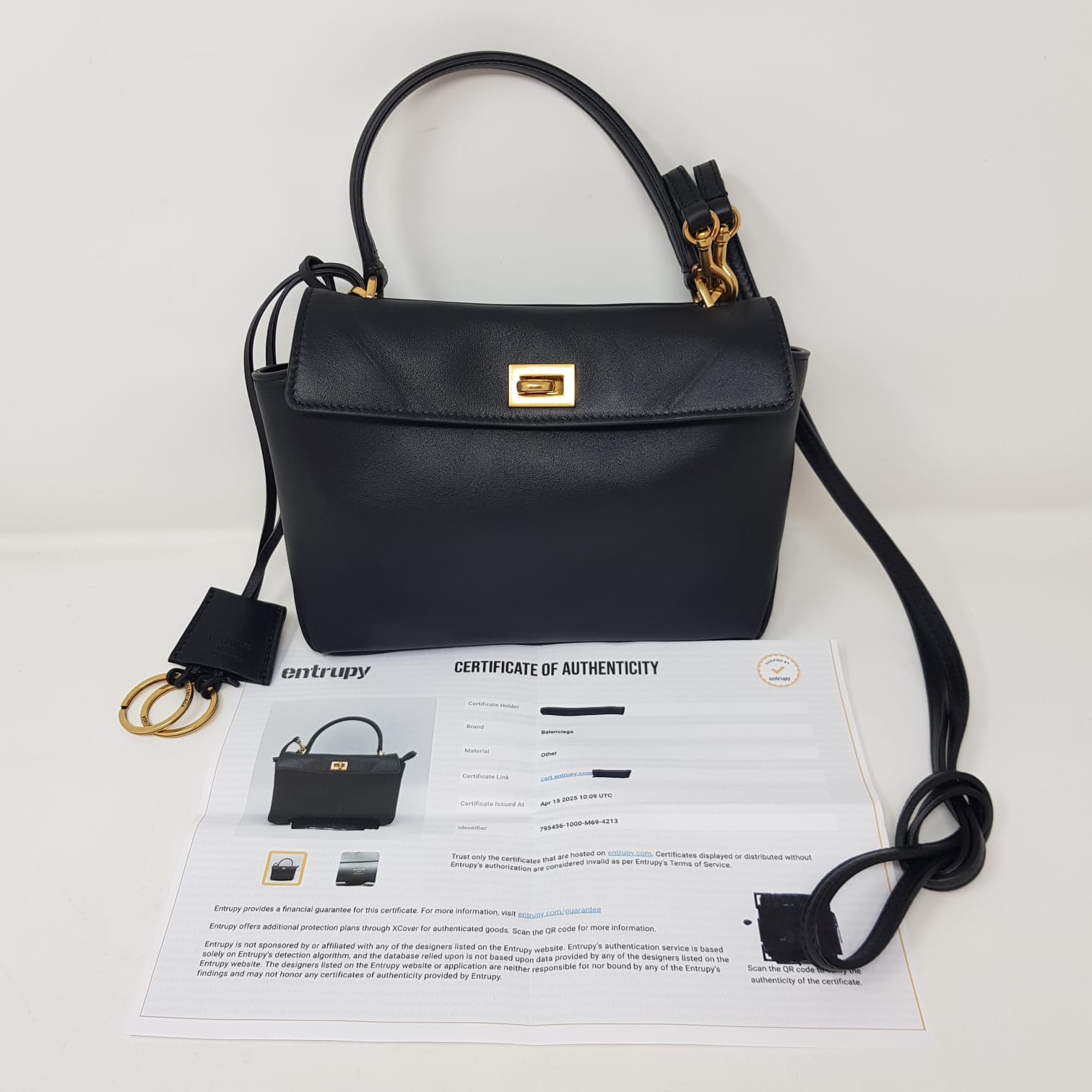 WOMEN'S RODEO HANDBAG MINI - BLACK/GOLD