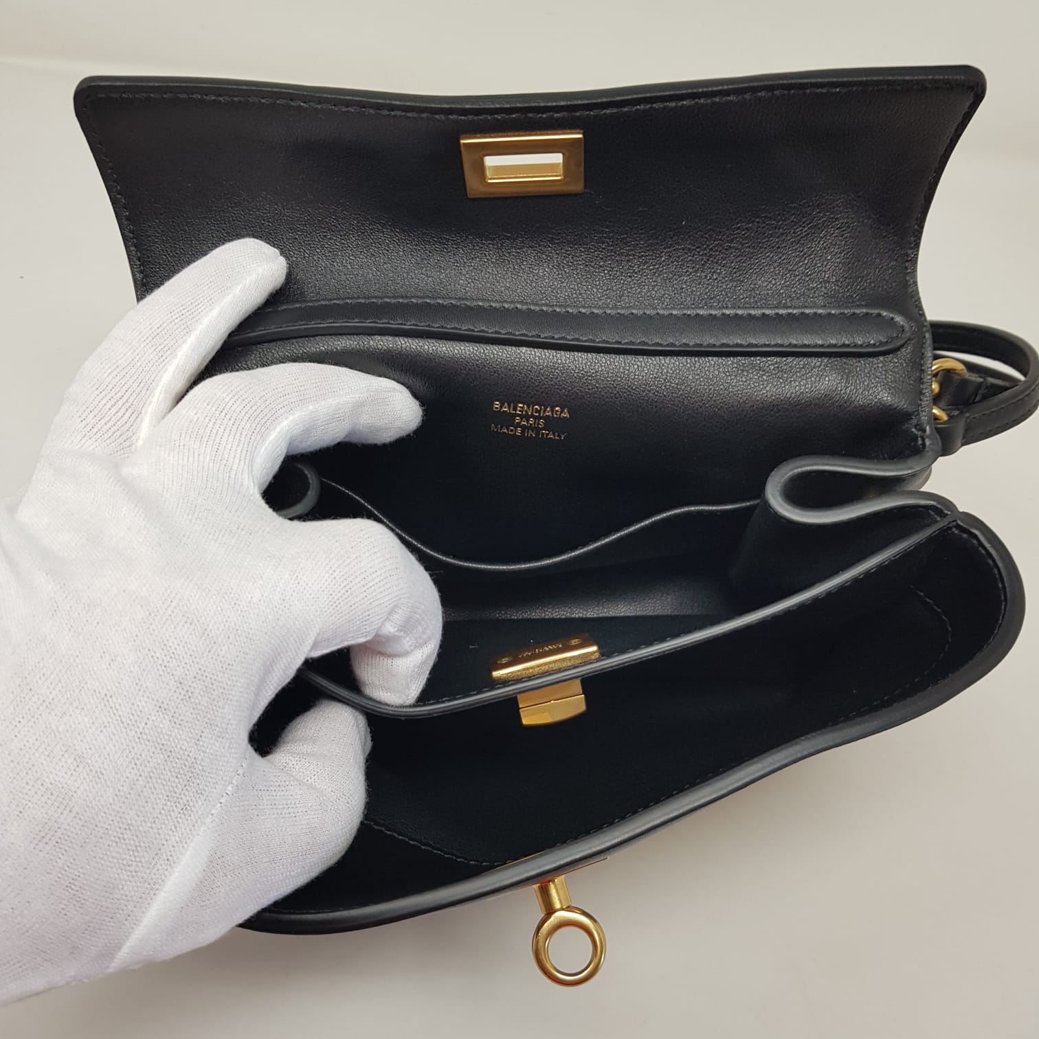 WOMEN'S RODEO HANDBAG MINI - BLACK/GOLD