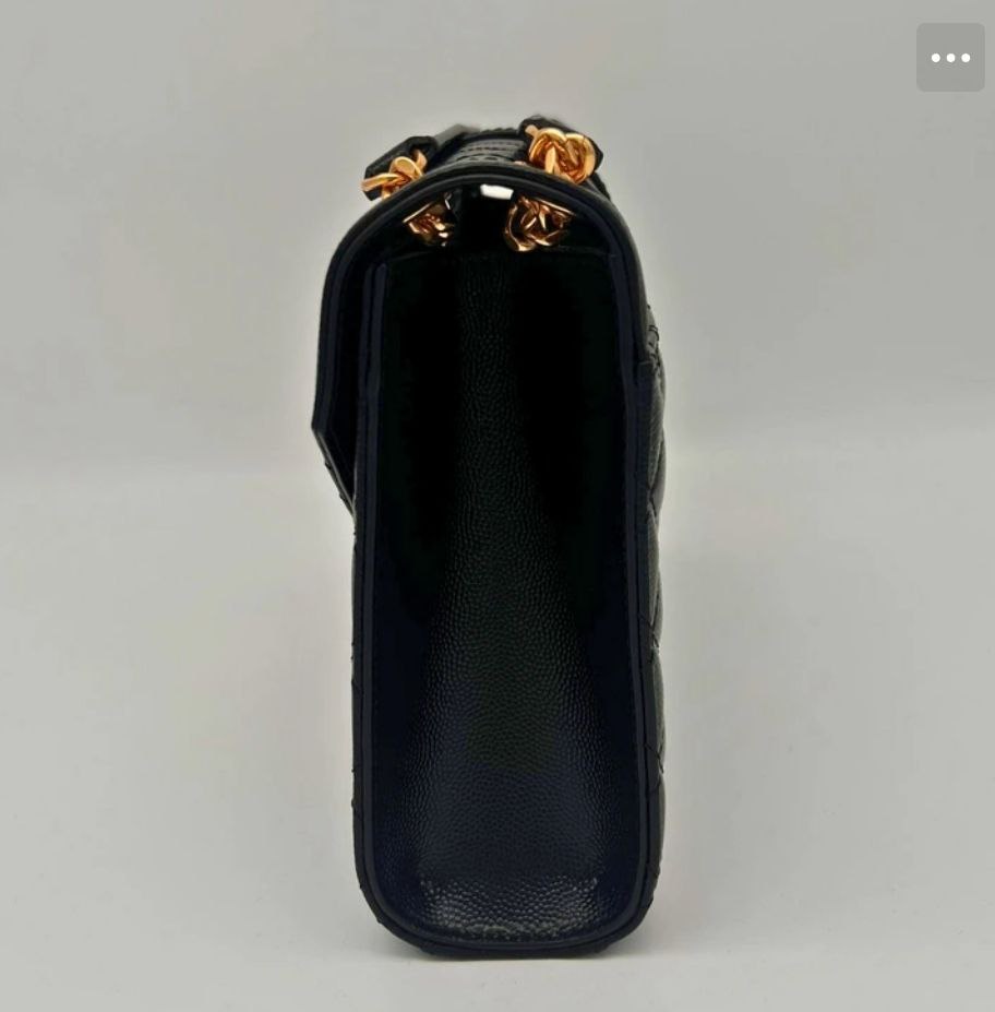 SAINT LAURENT ENVELOPE BLACK HD GOLD